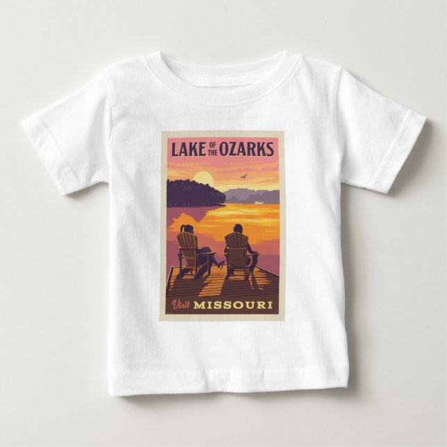 Missouri | Sjö i Ozarks T Shirt (Framsida)