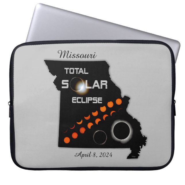 Missouri Solar Eclipse Laptop sleeve (Framsidan)
