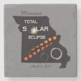 Missouri Solar Eclipse Stone Underlägg