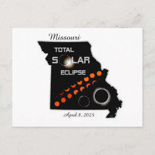 Missouri Solar Eclipse Vykort