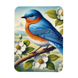 Missouri State Bird Östra Bluebird Magnet