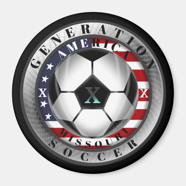 Missouri State Generation X American Soccer Magnet (Framsidan)