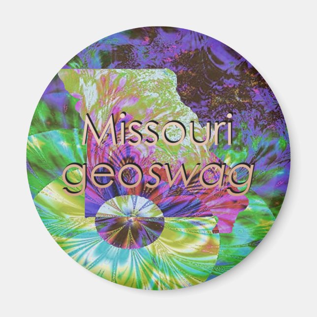 Missouri State Geocaching Supplies Magnet Geoswag (Framsidan)
