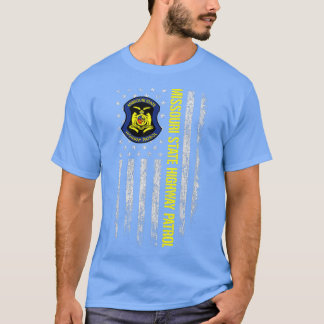 Missouri State Highway Patrol American Flagga 1 T Shirt