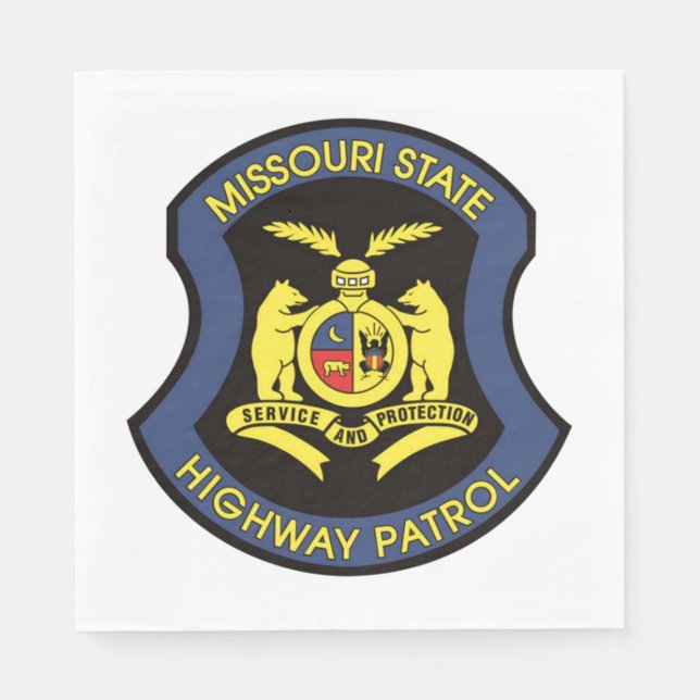 Missouri State Highway Patrol Pappersservett (Framsidan)