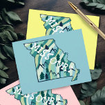 Missouri State Illustrated Karta Vykort<br><div class="desc">Kolla in den här färgade Missouri karta teckning. Besök min butik för mer!</div>