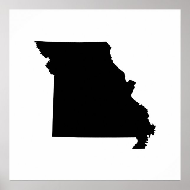 Missouri State-kontur Poster (Framsidan)