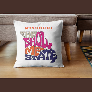 Missouri State Nickname Ord Art Kudde