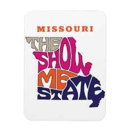 Missouri State Nickname Ord Art Magnet