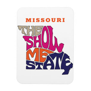 Missouri State Nickname Ord Art Magnet