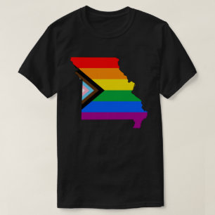 Missouri State Pride HBTQ+ Progress Pride T Shirt