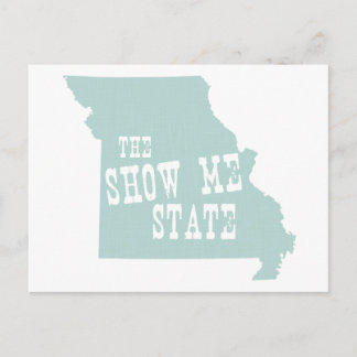 Missouri State Slogan Motto Vykort