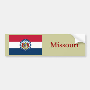 Missouri statlig flagga bildekal