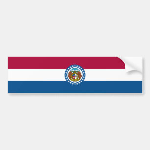 Missouri Statlig flagga Bildekal