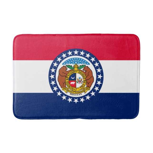 Missouri Statlig flagga Design Badrumsmatta (Framsidan)