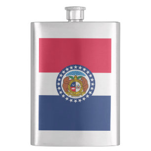 Missouri Statlig flagga Design Fickplunta