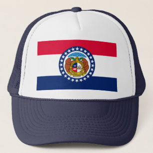 Missouri Statlig flagga Design Keps