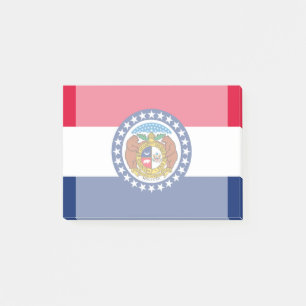 Missouri Statlig flagga Design Post-it Block