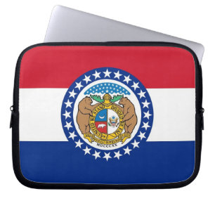 Missouri Statlig flagga Laptop sleeve