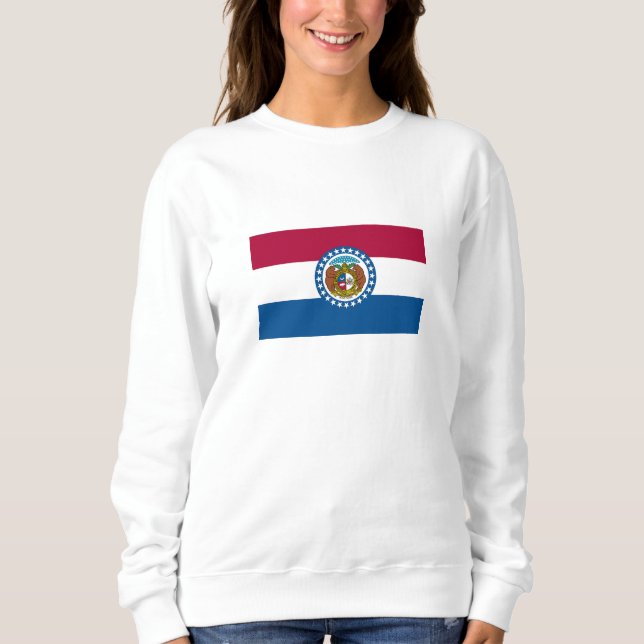 Missouri Statlig flagga T Shirt (Framsida)