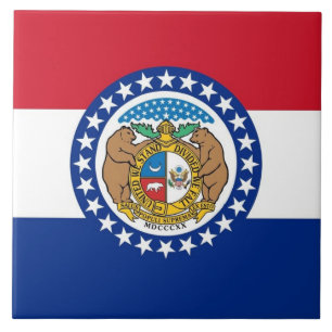 Missouri Statlig flagga Tile Kakelplatta
