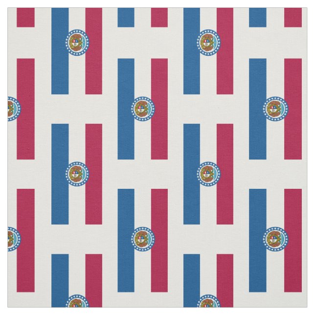 Missouri statlig flagga tyg (Provkarta)