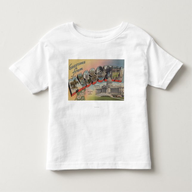 Missouri (statlig huvudstad/blomma) t-shirt (Framsida)