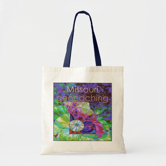 Missouri statliga Geocaching reser toto hänger lös Tygkasse (Framsidan)