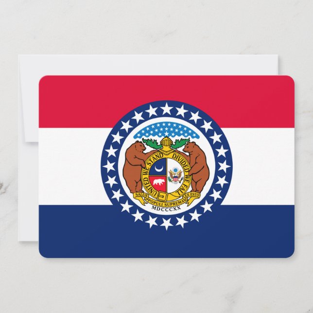 Missouri Statsflagga Design (Framsida)