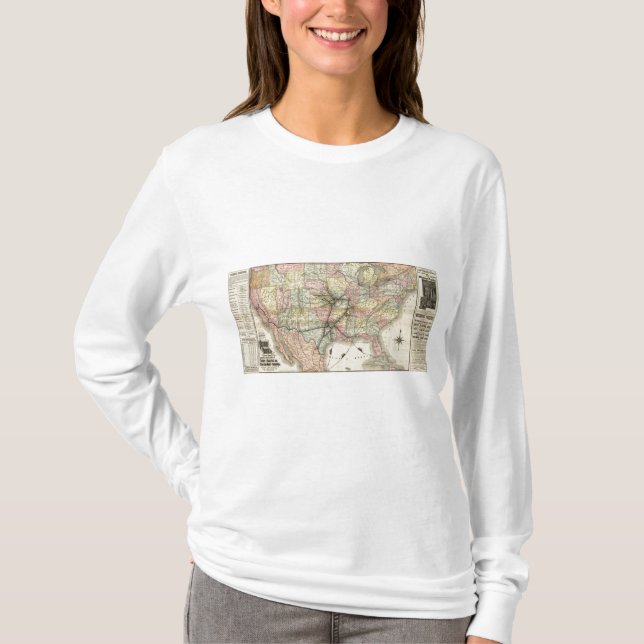 Missouri Stillahavs- järnväg Tee Shirt (Framsida)