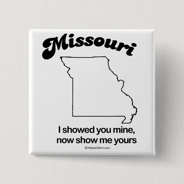 MISSOURI - T-tröja och Gea "MISSOURI för STATLIG Knapp (Framsida)