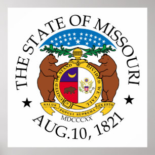 Missouri-tecken Poster