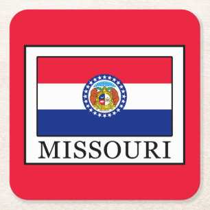 Missouri Underlägg Papper Kvadrat