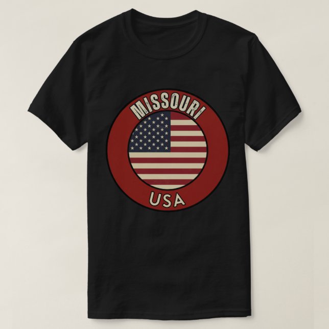 Missouri United States of America T Shirt (Design framsida)
