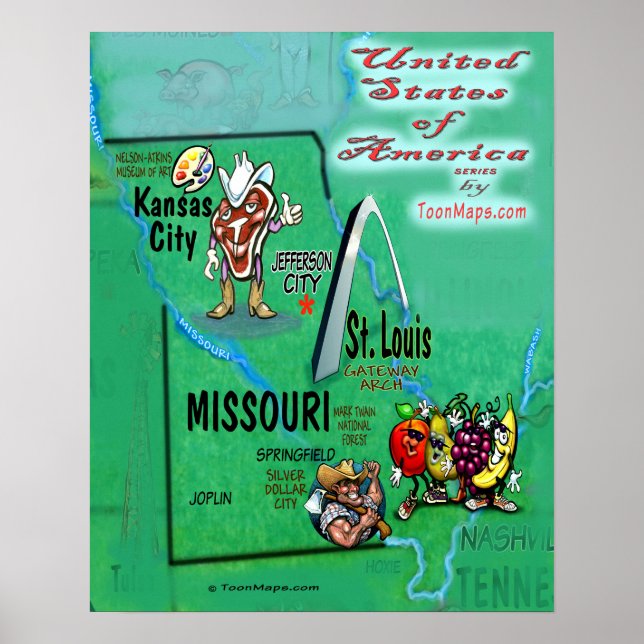 Missouri USA Poster (Framsidan)