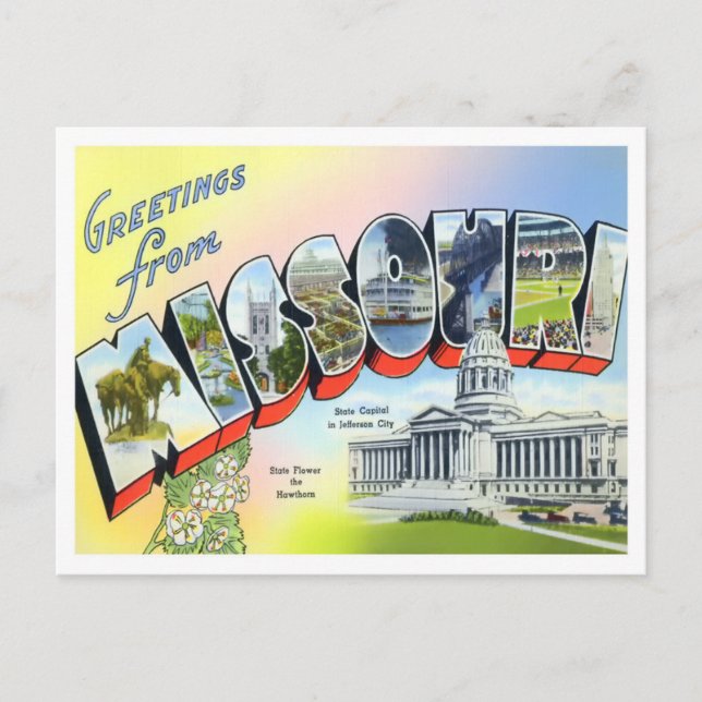Missouri Vintage Big Brev vykort (Framsida)
