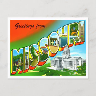 Missouri Vintage Big Brev vykort