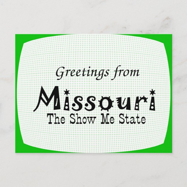 Missouri Vykort (Framsida)