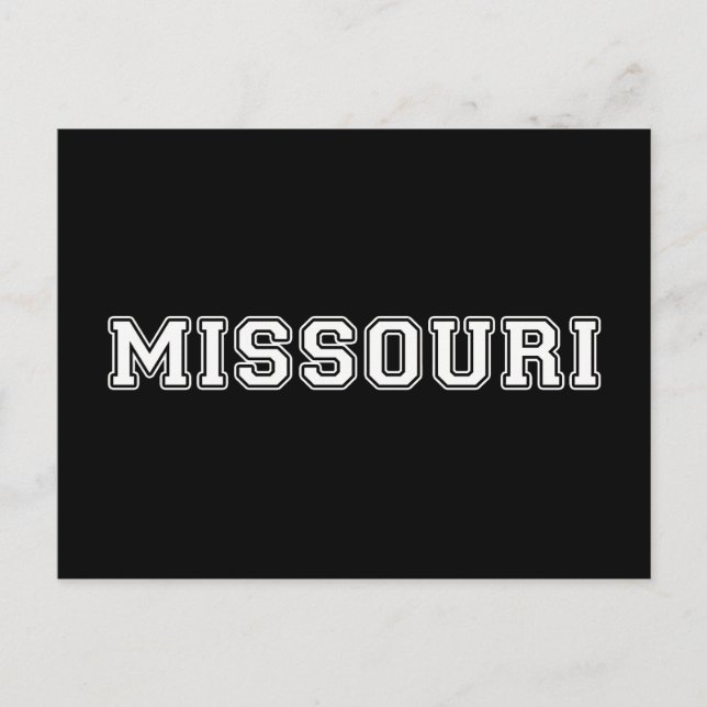 Missouri Vykort (Framsida)