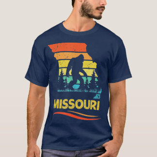 Missouri with a Bigfoot  T Shirt