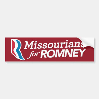 Missourians för BESTÄLLNINGS- FÄRG för Romney Bildekal