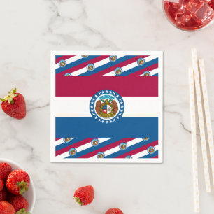Missouriansk flagga, Flagga för Missouri Pappersservett