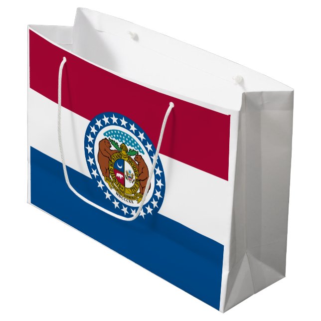Missouris statsflagga (Framsidan Vinklad)