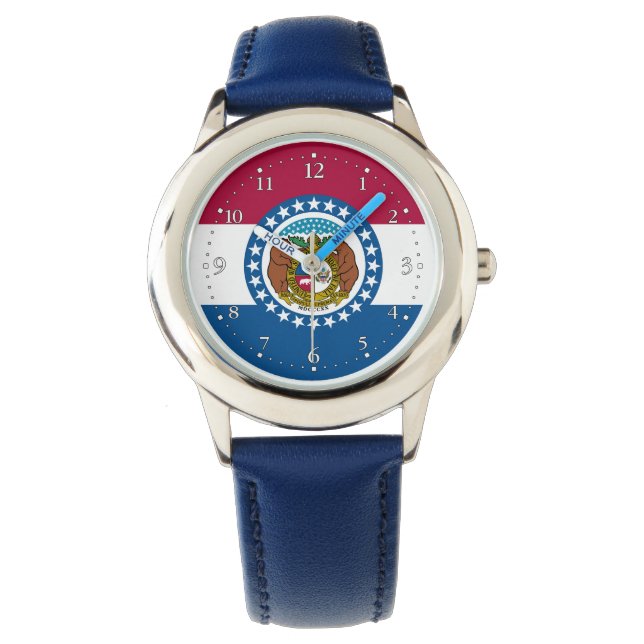 Missouris statsflagga armbandsur (Framsida)