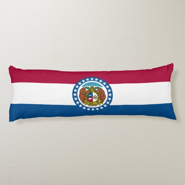 Missouris statsflagga kroppskudde (Baksidan)