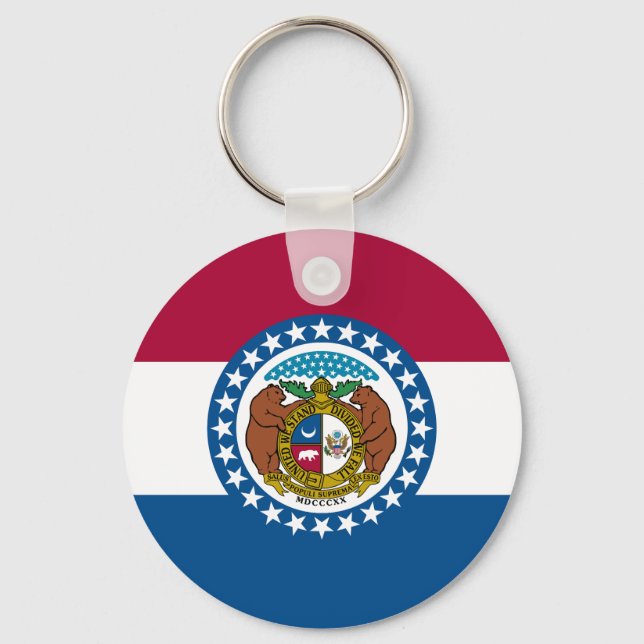 Missouris statsflagga nyckelring (Framsida)