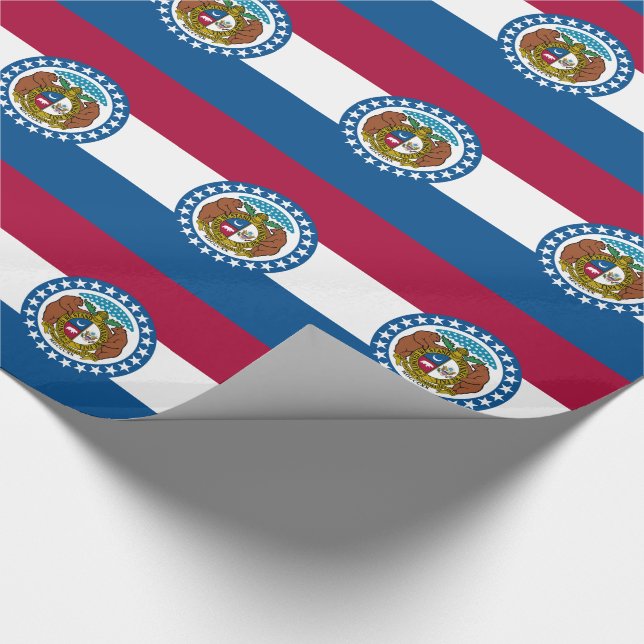 Missouris statsflagga presentpapper (Hörn)