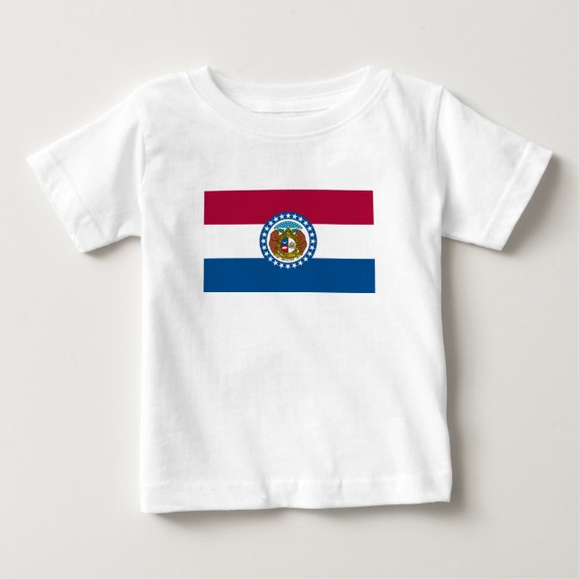 Missouris statsflagga t shirt (Framsida)
