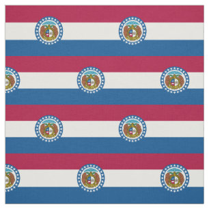 Missouris statsflagga tyg