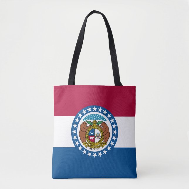 Missouris statsflagga tygkasse (Framsida)